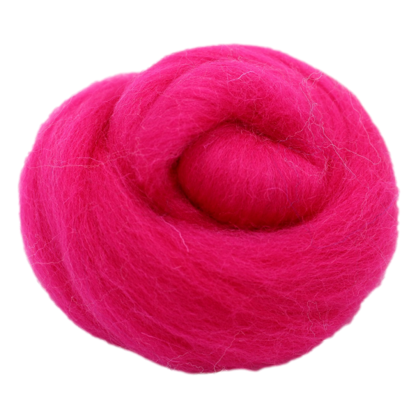Filzwolle 20gr. Wolle (Merinowolle) / Märchenwolle zum Trockenfilzen und Nassfilzen Pink