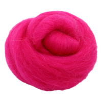 Filzwolle 20gr. Wolle (Merinowolle) / Märchenwolle zum Trockenfilzen und Nassfilzen Pink