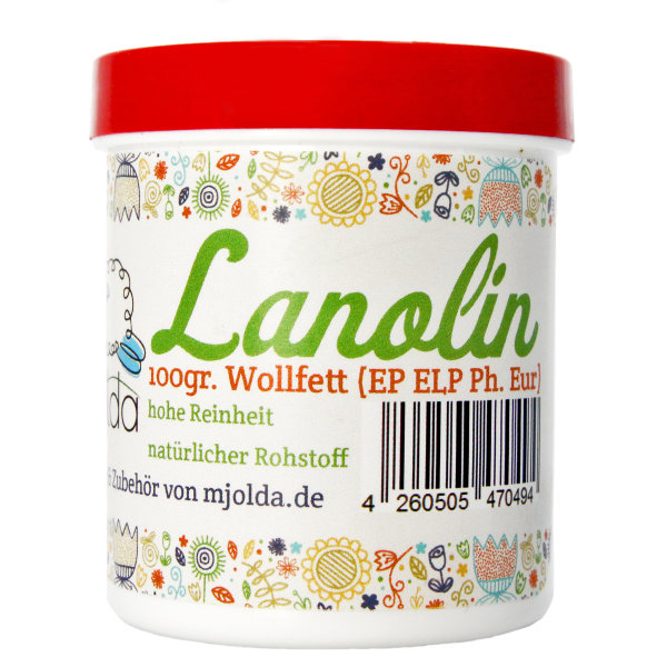 Lanolin 100gr - Wollfett wasserfrei und gereinigt -