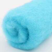 Filzwolle im Vlies - Alpenwolle - 20g - arcticblau