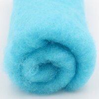 Filzwolle im Vlies - Alpenwolle - 20g - arcticblau