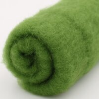 Filzwolle im Vlies - Alpenwolle - 20g - grasgrün