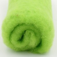 Filzwolle im Vlies - Alpenwolle - 20g - hellgrün