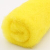 Filzwolle im Vlies - Alpenwolle - 20g - kanariengelb