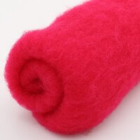 Filzwolle im Vlies - Alpenwolle - 20g - neonpink