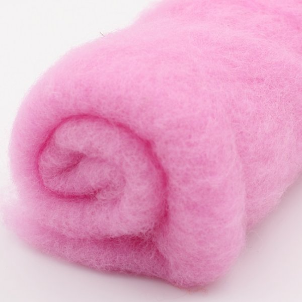 Filzwolle im Vlies - Alpenwolle - 20g - rosa