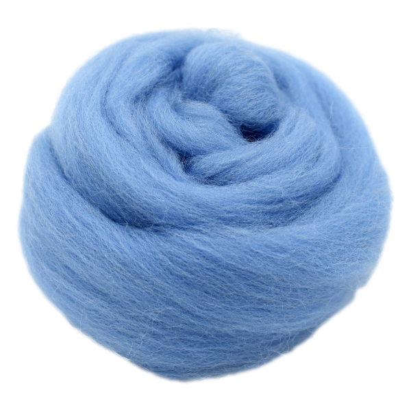 Filzwolle 20gr. Wolle (Merinowolle) / Märchenwolle zum Trockenfilzen und Nassfilzen Hellblau