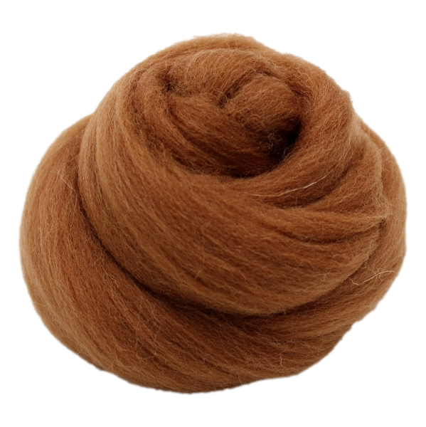 Filzwolle 20g Wolle (Merinowolle) / Märchenwolle zum Trockenfilzen und Nassfilzen Toffee