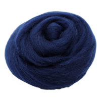 Filzwolle 20gr. Wolle (Merinowolle) / Märchenwolle zum Trockenfilzen und Nassfilzen Stahlblau