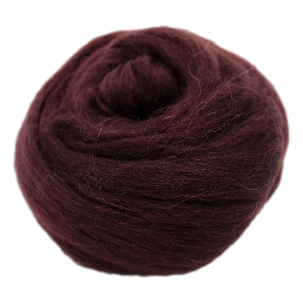 Filzwolle 20g Wolle (Merinowolle) / Märchenwolle zum Trockenfilzen und Nassfilzen Aubergine