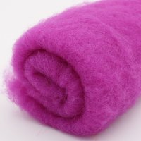 Filzwolle im Vlies - Alpenwolle 20g Pink