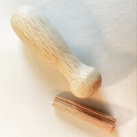 Filznadelhalter aus Holz ohne Nadel