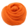 Filzwolle 20g Wolle (Merinowolle) / Märchenwolle zum Trockenfilzen und Nassfilzen Dunkelorange