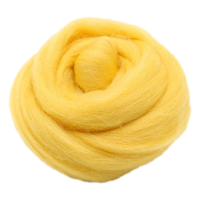 Filzwolle 20gr. Wolle (Merinowolle) / Märchenwolle zum Trockenfilzen und Nassfilzen Gelb
