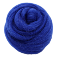 Filzwolle 20gr. Wolle (Merinowolle) / Märchenwolle zum Trockenfilzen und Nassfilzen Kornblumenblau